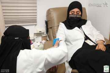  تجمع الرياض الصحي الأول يتفاعل مع حملة اقتداء وعطاء 