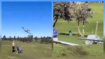 رجلان ينجوان من تحطم طائرة في سيدني .. فيديو