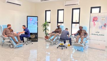وزارة الداخلية تشارك في الحملة الوطنية للتبرع بالدم