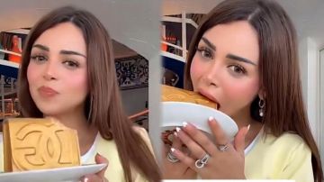 رهف القحطاني تتناول الكيك بطريقة مثيرة للجدل.. فيديو رهف القحطاني تتناول الكيك بطريقة مثيرة للجدل.. فيديو