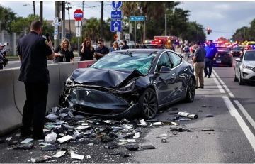 هيئة محلفين تلزم تيسلا بدفع 242 مليون دولار بسبب حادث مميت في فلوريدا هيئة محلفين تلزم تيسلا بدفع 242 مليون دولار بسبب حادث مميت في فلوريدا