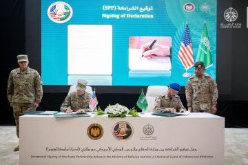 وزارة الدفاع والحرس الوطني الأمريكي يوقعان اتفاقية شراكة عسكرية وزارة الدفاع والحرس الوطني الأمريكي يوقعان اتفاقية شراكة عسكرية