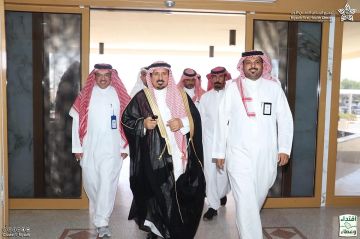 محافظ القويعية يدشن حملة ولي العهد للتبرع بالدم تحت شعار اقتداء وعطاء