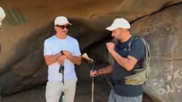 وزير السياحة يشارك برحلة هايكنج في الباحة ..فيديو