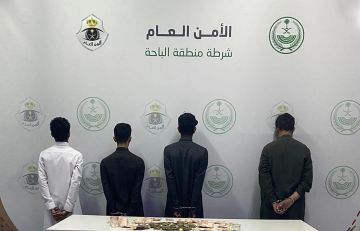 شرطة الباحة تقبض على 4 أشخاص سرقوا أجهزة كهربائية في العقيق