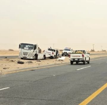 وفاة وإصابة 3 أشخاص في حادث تصادم مروع على طريق مكة - الليث