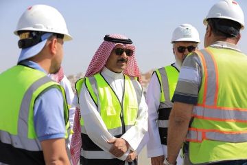 أمين الطائف يتفقد مشاريع الدائري الأوسط وجسر النسيم وتطوير شارع شهار والمبنى الجديد للأمانة أمين الطائف يتفقد مشاريع الدائري الأوسط وجسر النسيم وتطوير شارع شهار والمبنى الجديد للأمانة