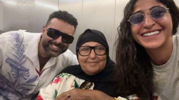 شجون الهاجري تشارك لحظة عائلية دافئة برفقة والدتها وفهد العليوة