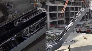 البدء في تركيب أول دفعة من السلالم الكهربائية في ملعب أرامكو.. فيديو البدء في تركيب أول دفعة من السلالم الكهربائية في ملعب أرامكو.. فيديو