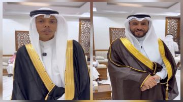 مواطن يقيم حفل زفاف لسائقه البنجلاديشي في حفر الباطن.. فيديو مواطن يقيم حفل زفاف لسائقه البنجلاديشي في حفر الباطن.. فيديو