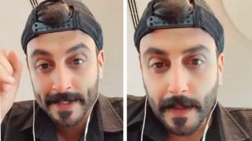 سعيد الزهراني يبكي بعد تعرضه لحادثة سرقة في مصر فيديو