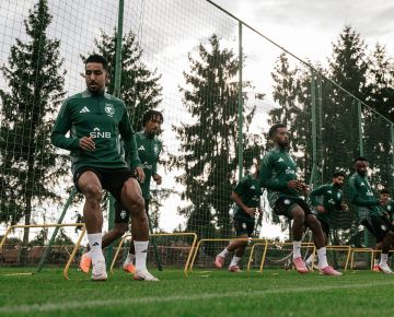 قبل مواجهة التشيك.. تدريبات الأخضر تشهد عودة سالم الدوسري والجهني