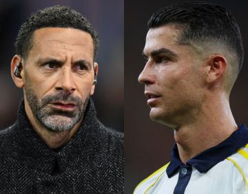 هذا ما فعله رونالدو عند رؤيته لريو فرديناند بعد مباراة النصر والاتحاد هذا ما فعله رونالدو عند رؤيته لريو فرديناند بعد مباراة النصر والاتحاد