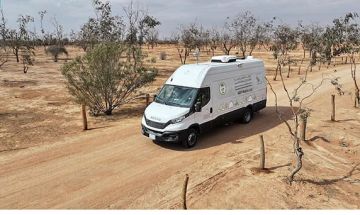 المختبر المتنقل نقلة نحو مستقبل أخضر.. تأهيل 40 مليون هكتار من الأراضي المتدهورة المختبر المتنقل نقلة نحو مستقبل أخضر.. تأهيل 40 مليون هكتار من الأراضي المتدهورة