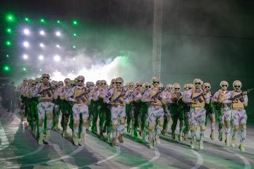 حرس الحدود يشارك في فعالية عز الوطن احتفاء باليوم الوطني الـ (95) للمملكة