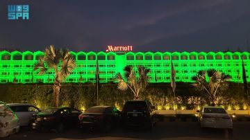 (إسلام آباد) تتوشح بألوان علمي المملكة وباكستان احتفاء بتوقيع البلدين اتفاقية الدفاع الإستراتيجي المشترك (إسلام آباد) تتوشح بألوان علمي المملكة وباكستان احتفاء بتوقيع البلدين اتفاقية الدفاع الإستراتيجي المشترك