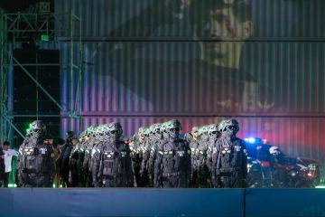 الأمن العام يشارك في فعالية عز الوطن احتفاء باليوم الوطني الـ 95 للمملكة