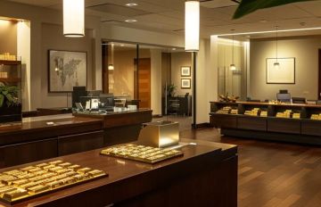 تراجع الذهب مع ارتفاع الدولار وخفض أسعار الفائدة الأمريكي