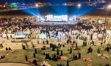 محايل تحتفل باليوم الوطني الـ95 بعروض فلكلورية وأوبريت ميثاق المحبة