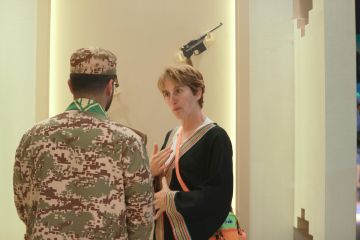 المجاهدين تشارك في فعالية عز الوطن احتفاء باليوم الوطني الـ 95 للمملكة