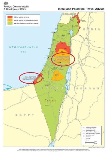 لأول مرة.. بريطانيا تدرج دولة فلسطين في خرائطها الرسمية