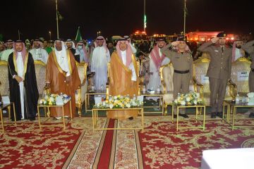 أهالي الليث يحتفون باليوم الوطني الـ95 بعروض شعبية وأوبريت رؤية وطن