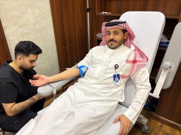 منسوبو أسمنت الجنوبية يتفاعلون مع حملة ولي العهد للتبرع بالدم اقتداء وعطاء منسوبو أسمنت الجنوبية يتفاعلون مع حملة ولي العهد للتبرع بالدم اقتداء وعطاء