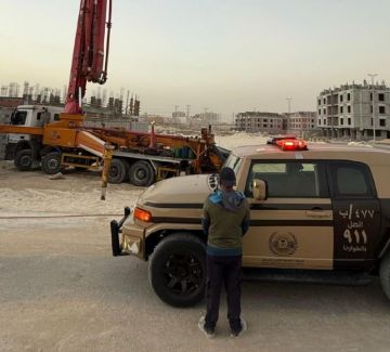 ضبط مقيم نيبالي لتفريغه مواد خرسانية في الشرقية