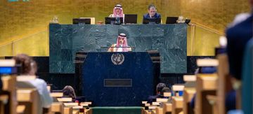 أكد التزامها بالتنمية المستدامة.. وزير الخارجية: السعودية تترجم مبادئ ميثاق الأمم المتحدة لواقع ملموس أكد التزامها بالتنمية المستدامة.. وزير الخارجية: السعودية تترجم مبادئ ميثاق الأمم المتحدة لواقع ملموس