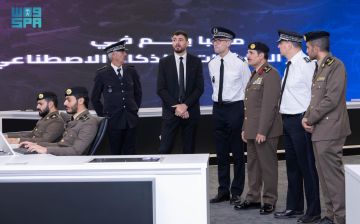 مدير الأمن العام يستقبل وفدا أمنيا من شرطة باريس