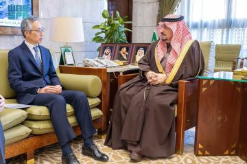 أمير الرياض يستقبل سفير اليابان لدى المملكة