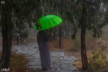 فرصة لهطول أمطار رعدية على معظم مناطق المملكة