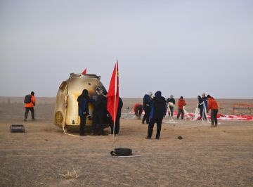 كبسولة شنتشو-20 الصينية تهبط على الأرض بنجاح بعد مهمة اختبار حاسمة