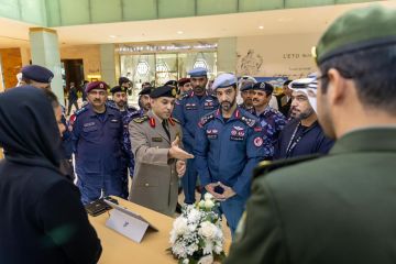 وزارة الداخلية تشارك في المعرض الأمني المصاحب للتمرين التعبوي أمن الخليج العربي 4 بدولة قطر