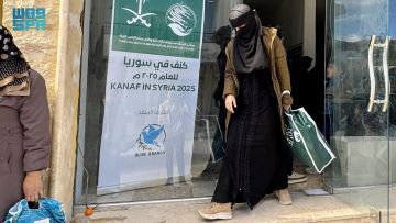 المملكة توزع (1682) قسيمة شرائية للكسوة الشتوية في إدلب