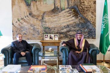 نائب وزير الخارجية يستقبل المتحدث الرسمي باسم الرئاسة الفلسطينية نائب وزير الخارجية يستقبل المتحدث الرسمي باسم الرئاسة الفلسطينية