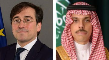 فيصل بن فرحان يتلقى اتصالا هاتفيا من وزير خارجية إسبانيا