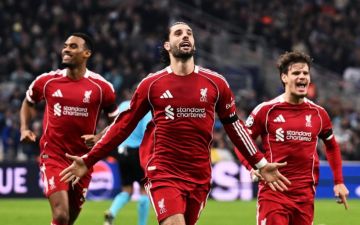 دوري أبطال أوروبا.. ليفربول يضرب مارسيليا بثلاثية