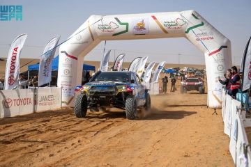انطلاق المرحلة الرئيسية الأولى لرالي باها حائل تويوتا الدولي 2026