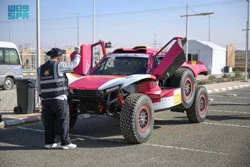 تواصل الفحص الفني لمركبات ودراجات رالي باها حائل تويوتا الدولي 2026