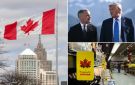 ترمب يهدد كندا بفرض رسوم جمركية بنسبة 100 - sa