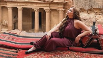 نسرين طافش تستعرض رحلتها في البتراء.. صور نسرين طافش تستعرض رحلتها في البتراء.. صور