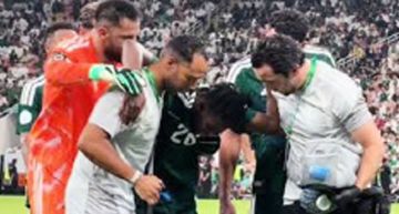 دونيس يطمئن على حالة هوساوي دونيس يطمئن على حالة هوساوي