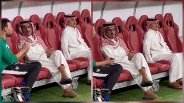 الأمير نواف والتمياط يدعمان الهلال قبل مواجهة الشمال القطري ..فيديو الأمير نواف والتمياط يدعمان الهلال قبل مواجهة الشمال القطري ..فيديو