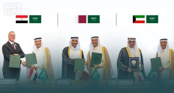 عبدالعزيز بن سلمان يوقع ثلاث مذكرات تفاهم مع الوزراء المعنيين بالطاقة في الكويت وقطر ومصر
