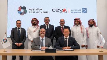 ميناء نيوم و سيفا يبحثان تطوير ممر لوجستي يربط أوروبا ومصر والخليج والعراق ميناء نيوم و سيفا يبحثان تطوير ممر لوجستي يربط أوروبا ومصر والخليج والعراق