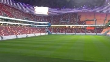 محمد الشيخ: ملعب أرامكو يقع بموقع استراتيجي قريب من كل المدن.. فيديو محمد الشيخ: ملعب أرامكو يقع بموقع استراتيجي قريب من كل المدن.. فيديو