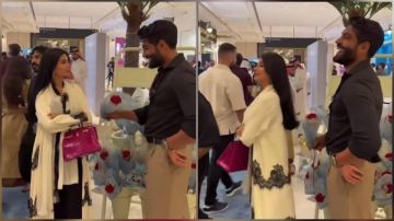 ملكة كابلي تتبادل الضحكات مع أحمد السالم في أحدث ظهور .. فيديو ملكة كابلي تتبادل الضحكات مع أحمد السالم في أحدث ظهور .. فيديو