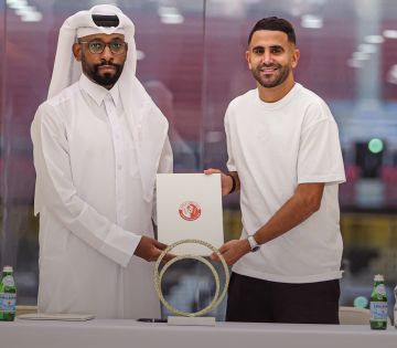 الشمال القطري يعلن التعاقد مع الجزائري رياض محرز الشمال القطري يعلن التعاقد مع الجزائري رياض محرز