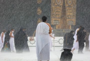 أمطار غزيرة على مكة المكرمة